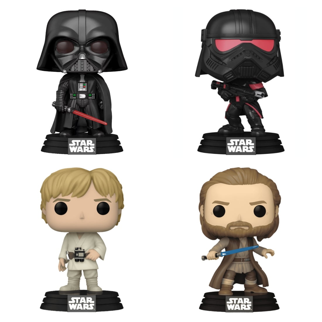 Star Wars Funko Pop! フィギュア4体セット Funko Pop! 4 Pack Star Wars Bobble-Heads: Darth Vader, Purge
