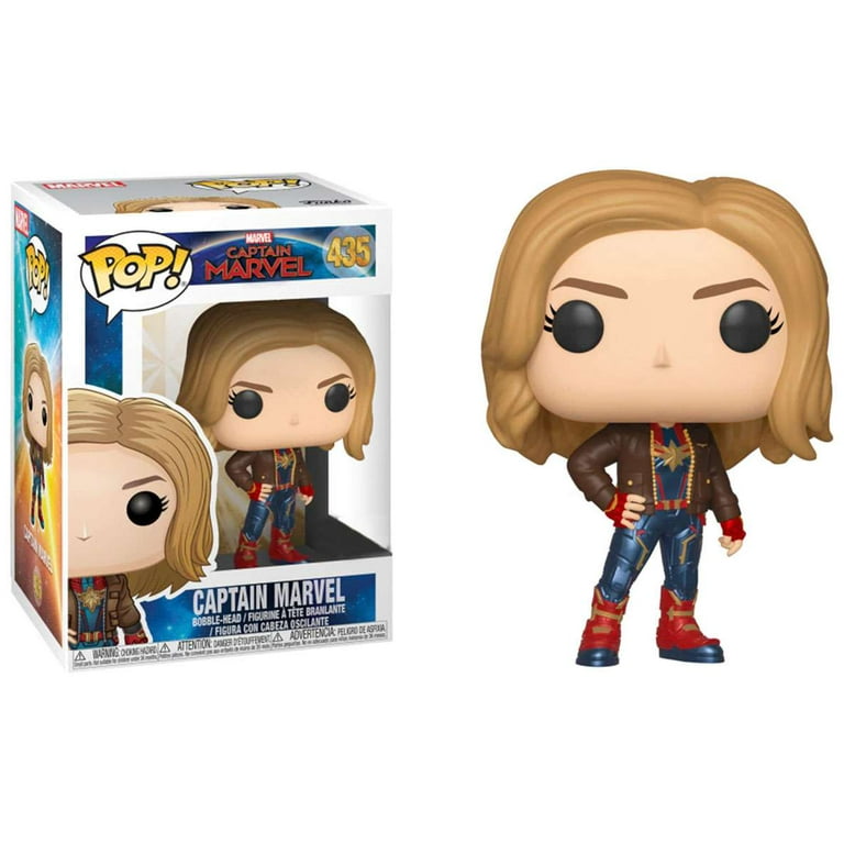 キャプテンマーベル　funko POP Amazon.com: Funko Pop! Marvel: Captain Marvel (Styles May