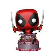 Funko POP! Marvel 7/11 Exclusive 30th Anniversary Deadpool in Birthday Cake #776