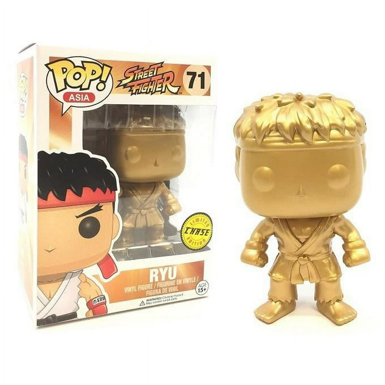 Funko Pop! ASIA: Street Fighter Ryu [Gold] #71 [Chase