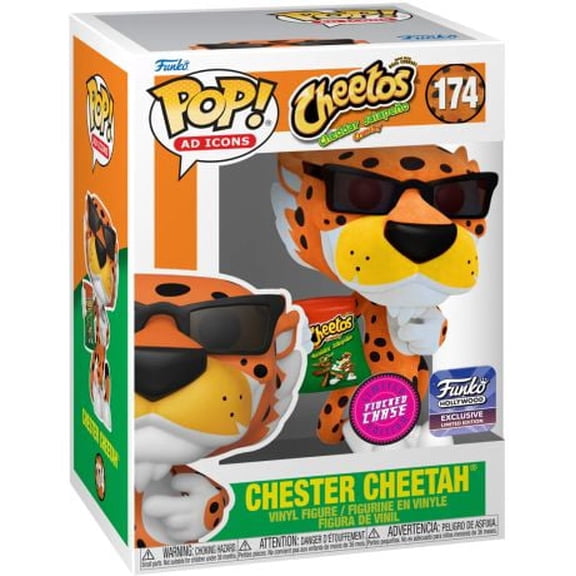 Funko Pop Ad Icons Chester Cheetah Flocked Chase 174 Hollywood Exclusive with Protector