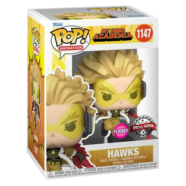 【未開封】ヒロアカ ホークス　pop funko Flocked Hawks Funko Pop Animation My Hero Academia Hawks Flocked Exclusive