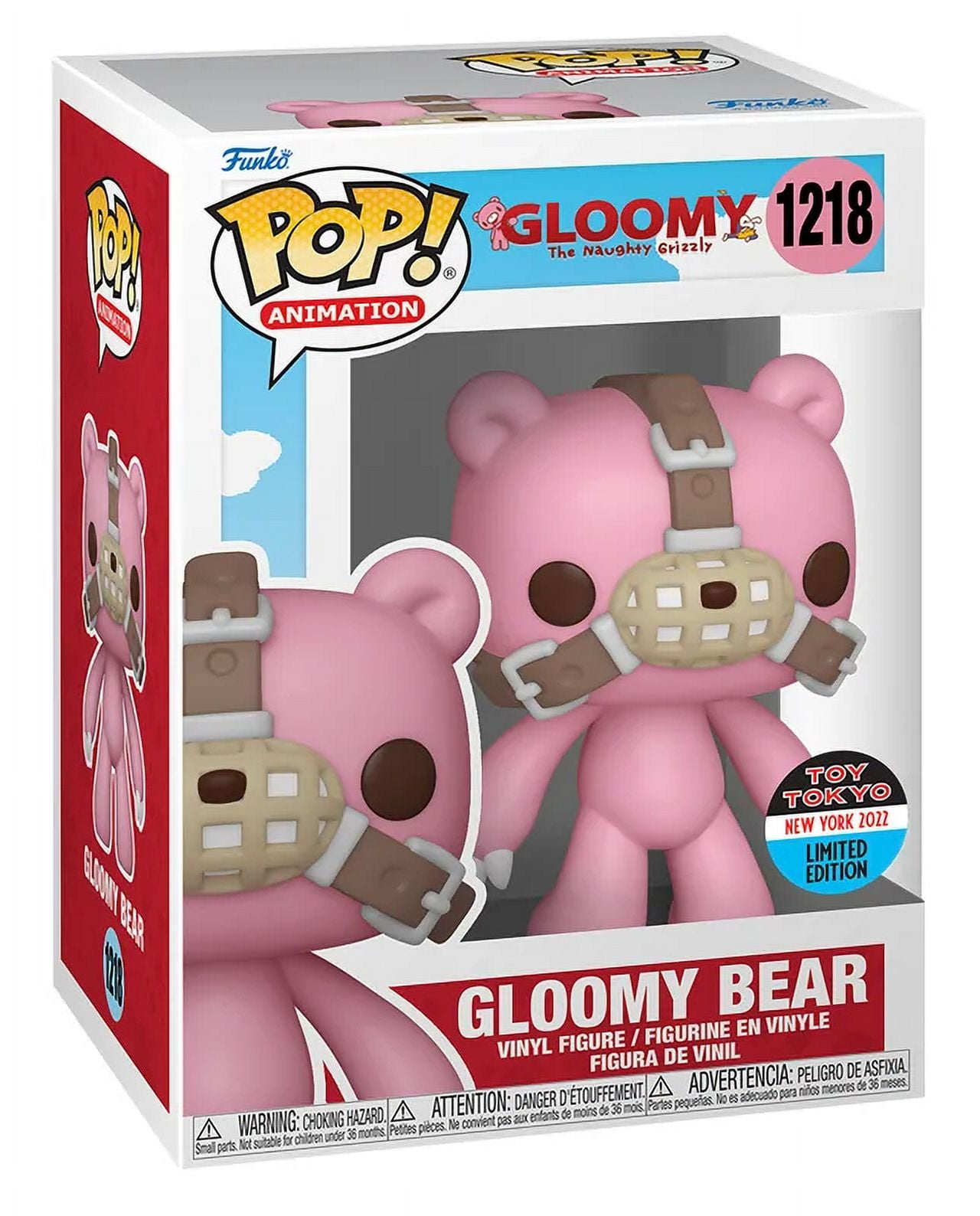 Funko Pop - Gloomy Bear with Mask (Translucent) #1218