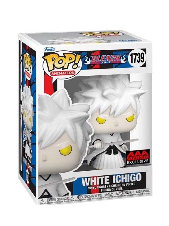 Pop! Animation: Bleach - White Ichigo Kurosaki #1739 AAA Anime Exclusive