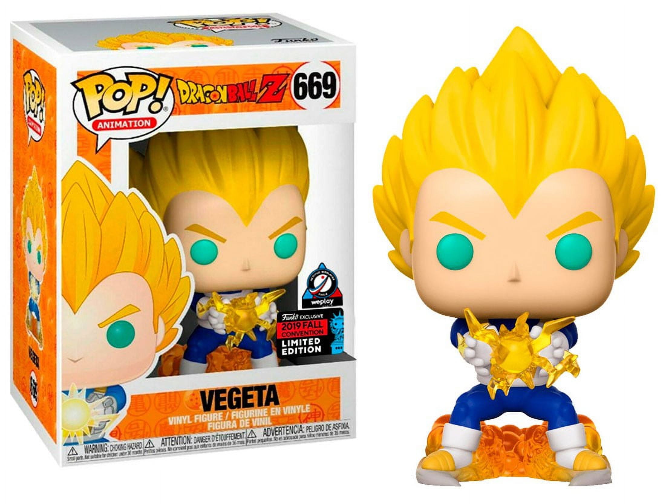  Funko Pop! Animation: Dragonball Z - Vegeta Eating Noodles,  Spring Convention Exclusive, Multicolor : Toys & Games