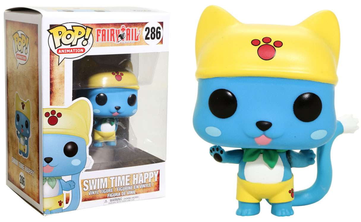 Funko Pop Animation Fairy Tail Swim Time Happy Exclusive Figure