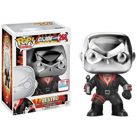 Funko Pop! Animation G.I.JOE Destro #268 2017 NYCC Fall Convention Exclusive Vinyl Figure