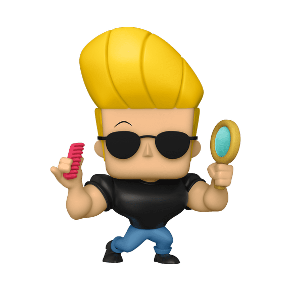 Funko Pop! Animation: Johnny Bravo - Johnny with Mirror & Com Vinyl Figure