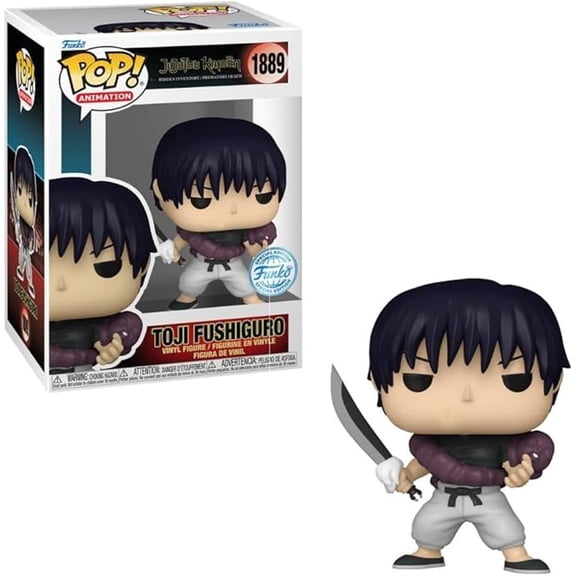 Funko Pop! Animation: Jujutsu Kaisen Toji Fushiguro #1889 Vinyl Figure with Box Protector