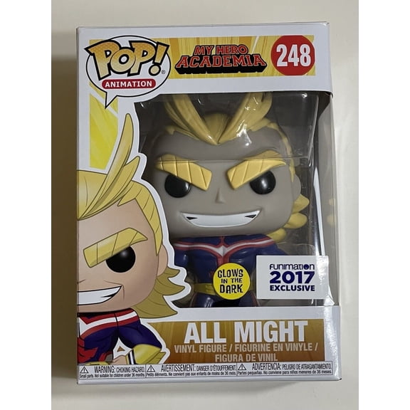 Funko Pop! Animation My Hero Academia All Might (Glow) Funimation Exclusive Figure #248