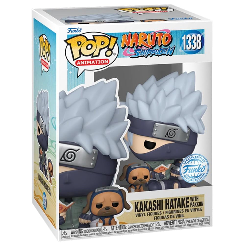 Funko Pop! Animation: Naruto - Kakashi with Pakkun (Exc