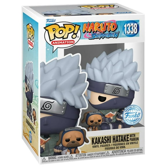 Funko Pop! Animation: Naruto - Kakashi with Pakkun (Exc), Collectable Toy Figure for Collectors and Display - 6040
