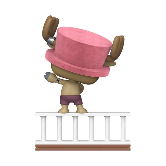 Funko Pop! Animation: One Piece - Tony Tony Chopper Going Merry Flocked #2332 - Entertainment Earth Exclusive