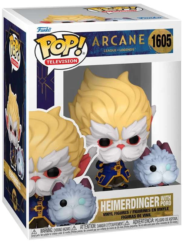 Funko Pop! Arcane League of Legends #1605 Heimerdinger with Poro