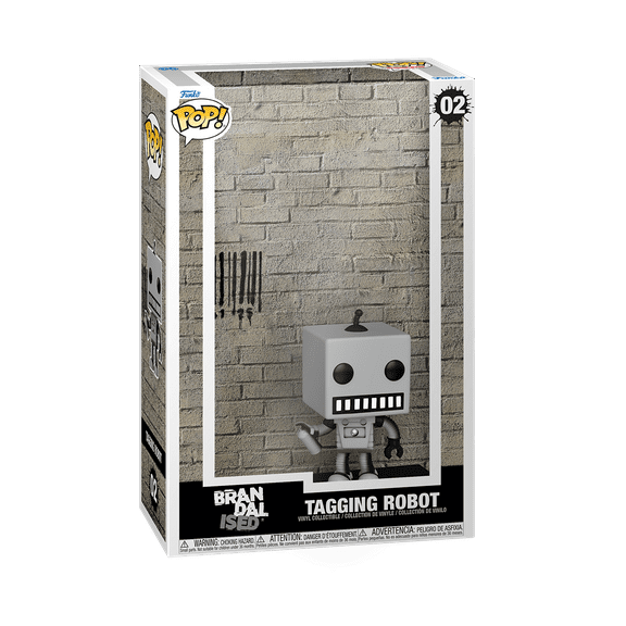 Funko Pop! Art Cover: Brandalised Tagging Robot Vinyl Figure