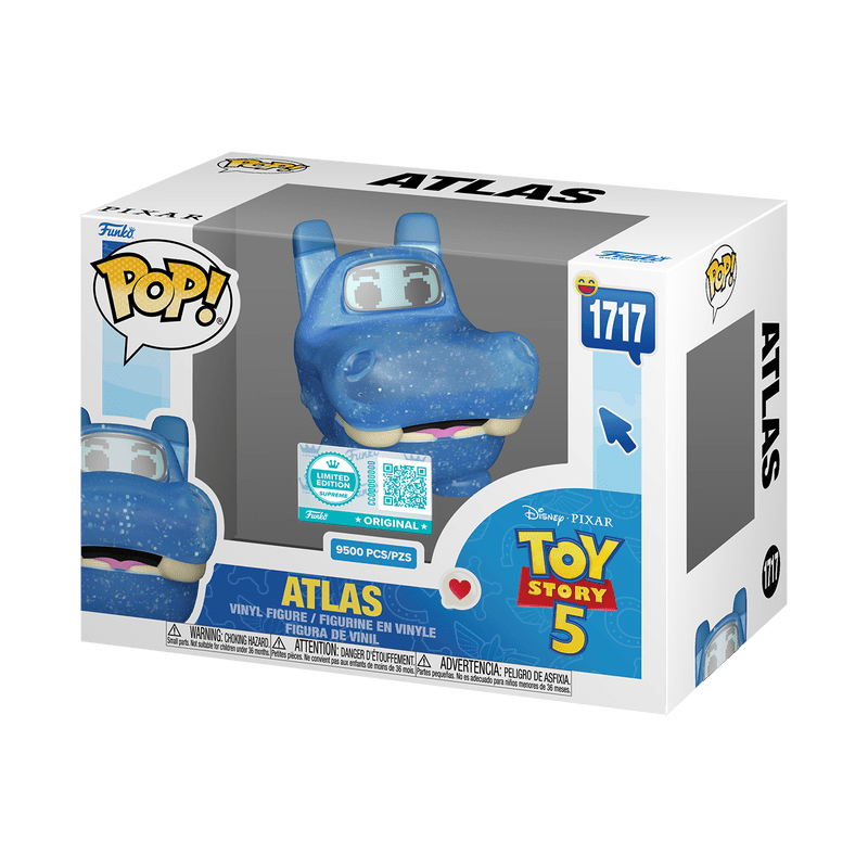 Pixar Funko Pop! Atlas (Toy Story 5) Exclusive Supreme LE9500