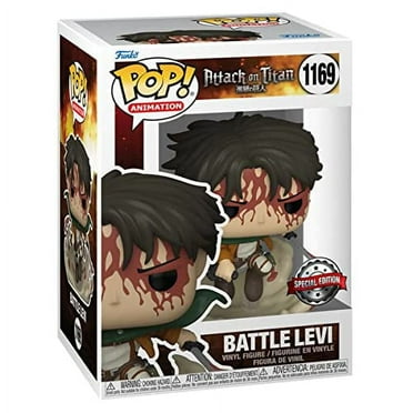 Funko Pop Attack on Titan Battle Levi AE Exclusive 1169 Vinyl Figure
