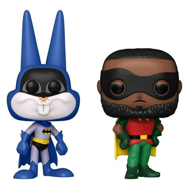 Funko Pop! Space Jam Bugs Bunny As Batman & LeBron James As Robin Exclusive 2-Pack, New