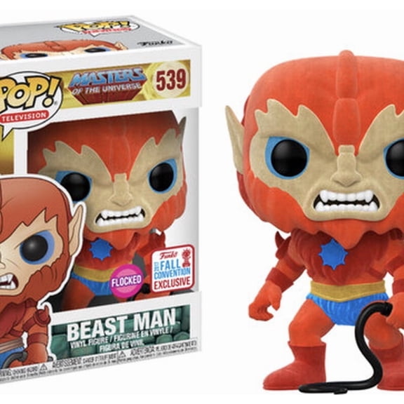 Funko Pop Beast Man Flocked Vinyl Figure Fall Convention Exclusive
