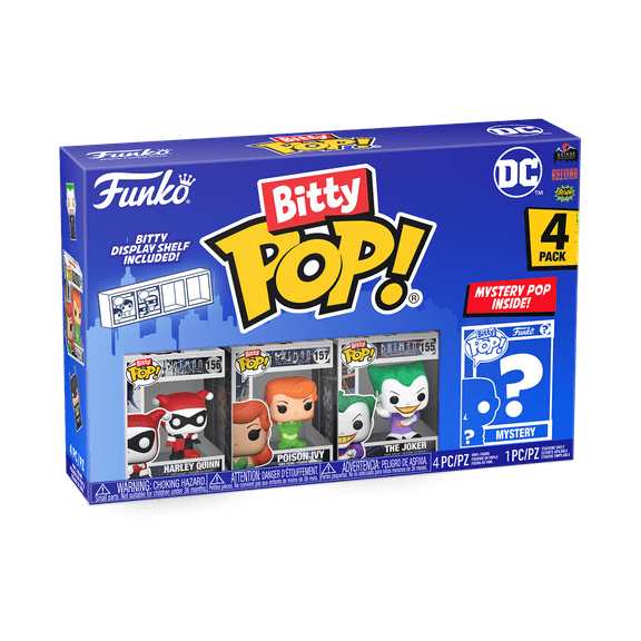 Funko Bitty POP! 4-Pack: DC - Harley Quinn Collectible Vinyl Mini-Figures