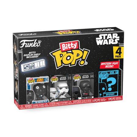 Funko Bitty POP! 4-Pack: Star Wars - Darth Vader Collectible Vinyl Mini-Figures