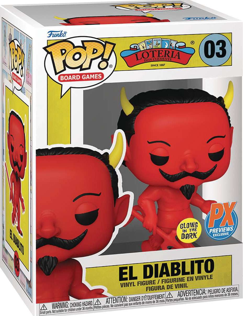 Funko Pop! 03 Board Games - Loteria - El Diablito Glow-in-the-Dark