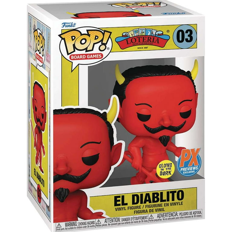 Funko Pop! 03 Board Games - Loteria - El Diablito Glow-in-the-Dark