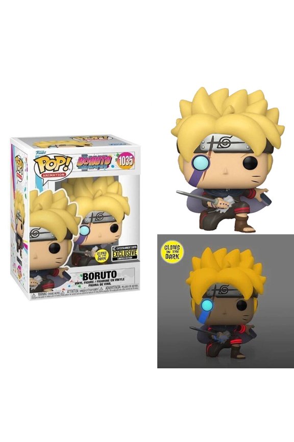 Pop Boruto #1035 Glow In The Dark Entertainment Earth Vinyl Action Figures Pop