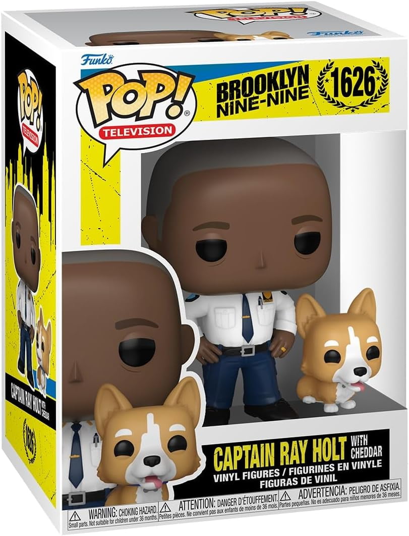 Funko Pop!\u0026 Buddy: Brooklyn Nine Nine - Captain Ray Holt with Cheddar