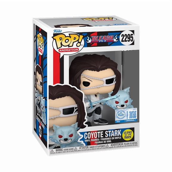 Funko Pop! & Buddy Coyote Stark (Glow) Bleach Anime Figure #2295 Exclusive