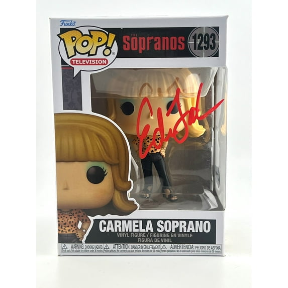 Signed Carmela Soprano 1293 Funko Pop! (Edie Falco) The Sopranos COA