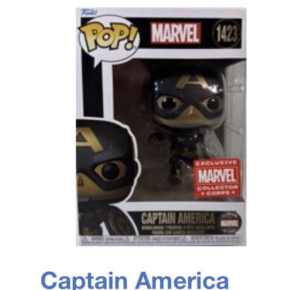 Funko Pop! Captain America 1423 Marvel Corps Exclusive