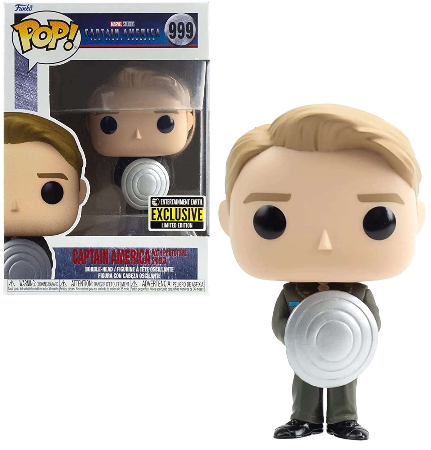 Funko Pop! Captain America with Prototype Shield Pop! Vinyl Funko Pop! Captain America with Prototype Shield Pop! Vinyl