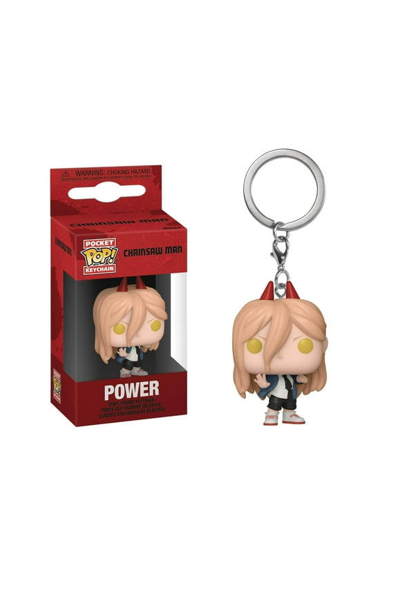 Pop Chainsaw Man Keychain: Denji, Pochita, Power, Aki