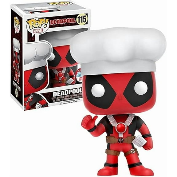 Funko Pop Chef Deadpool NYCC 2016 Exclusive Vinyl Bobblehead Figure