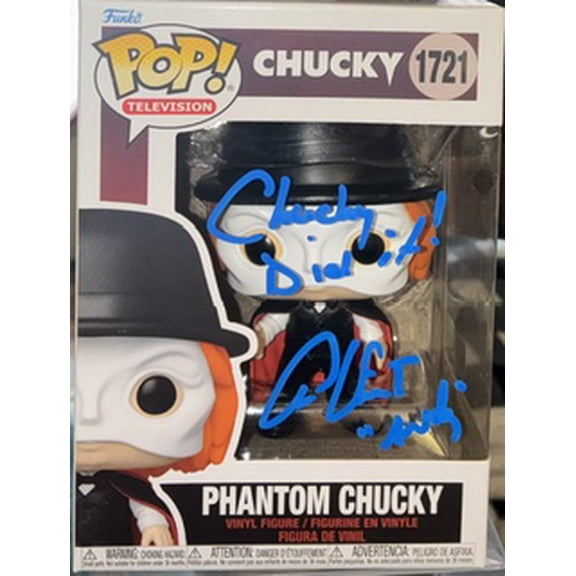 Funko Pop! Chucky Phantom Chucky Signed by Alex Vincent Vinyl Figure