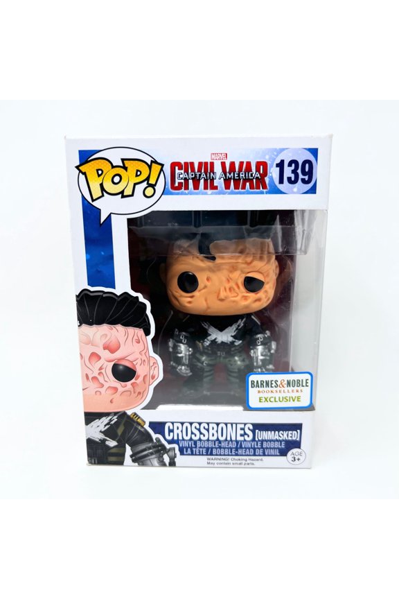 Pop Civil War Captain America Barns & Noble Crossbones Unmasked
