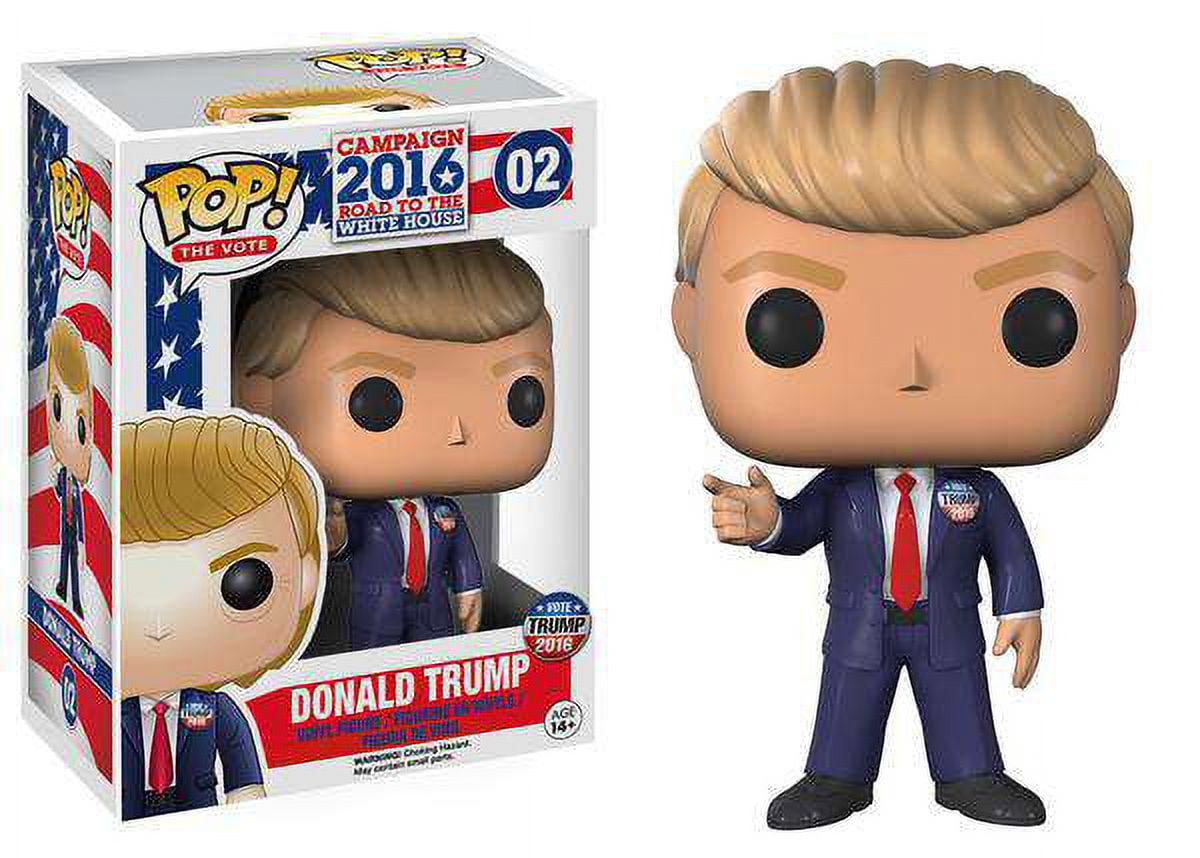 Funko Pop! Collectible Vinyl Figure, Donald Trump Vote Campaign, 3.75"