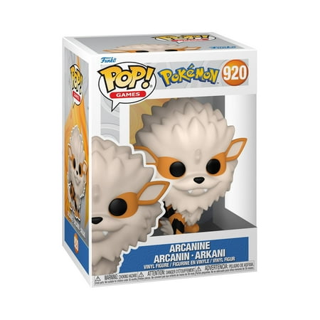 Funko Pop Collectible Vinyl Figures, Pokemon Arcanine, 4oz