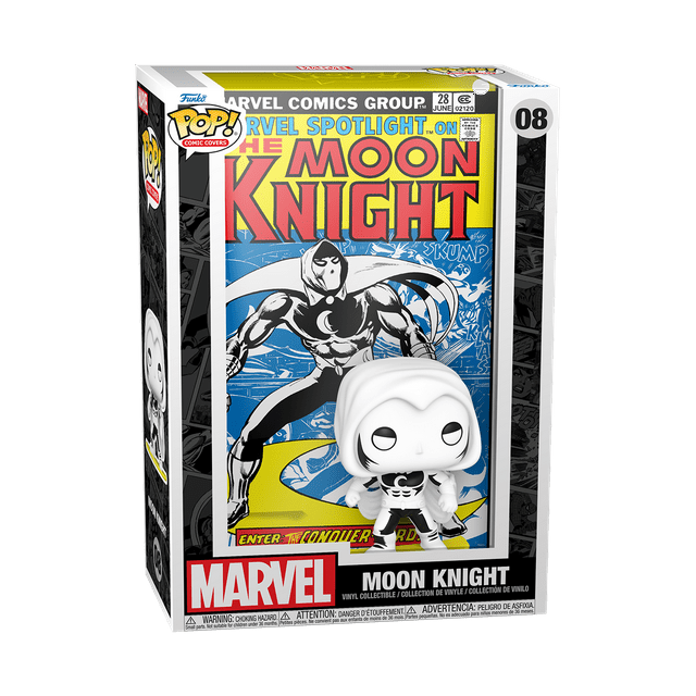 Funko Pop! Comic Cover: Marvel - Moon Knight Bobblehead Figure