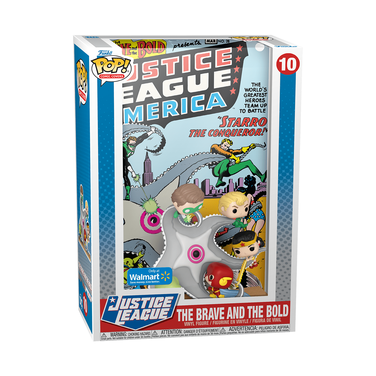 Funko Pop! Comic DC Comic Cover: Justice League - The Brave and the Bold  and Digital Pop!™ NFT Bundle (Walmart Exclusive) 