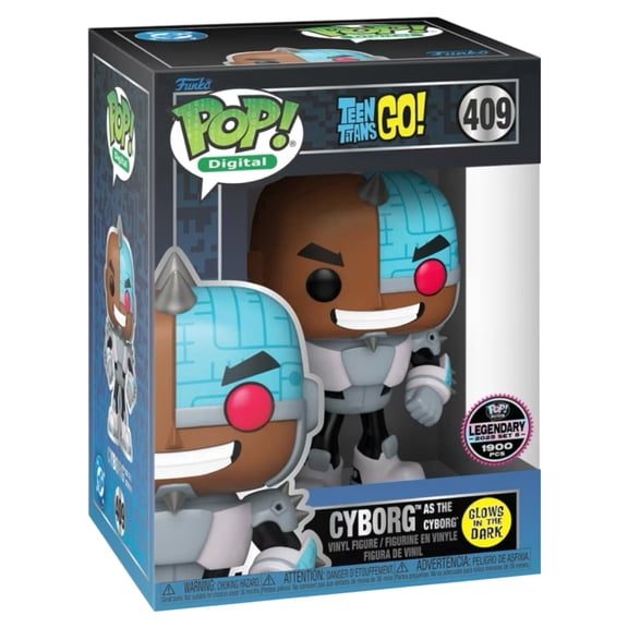 Funko Pop! Cyborg (Glow in the Dark) Teen Titans Go! GITD Vinyl Figure