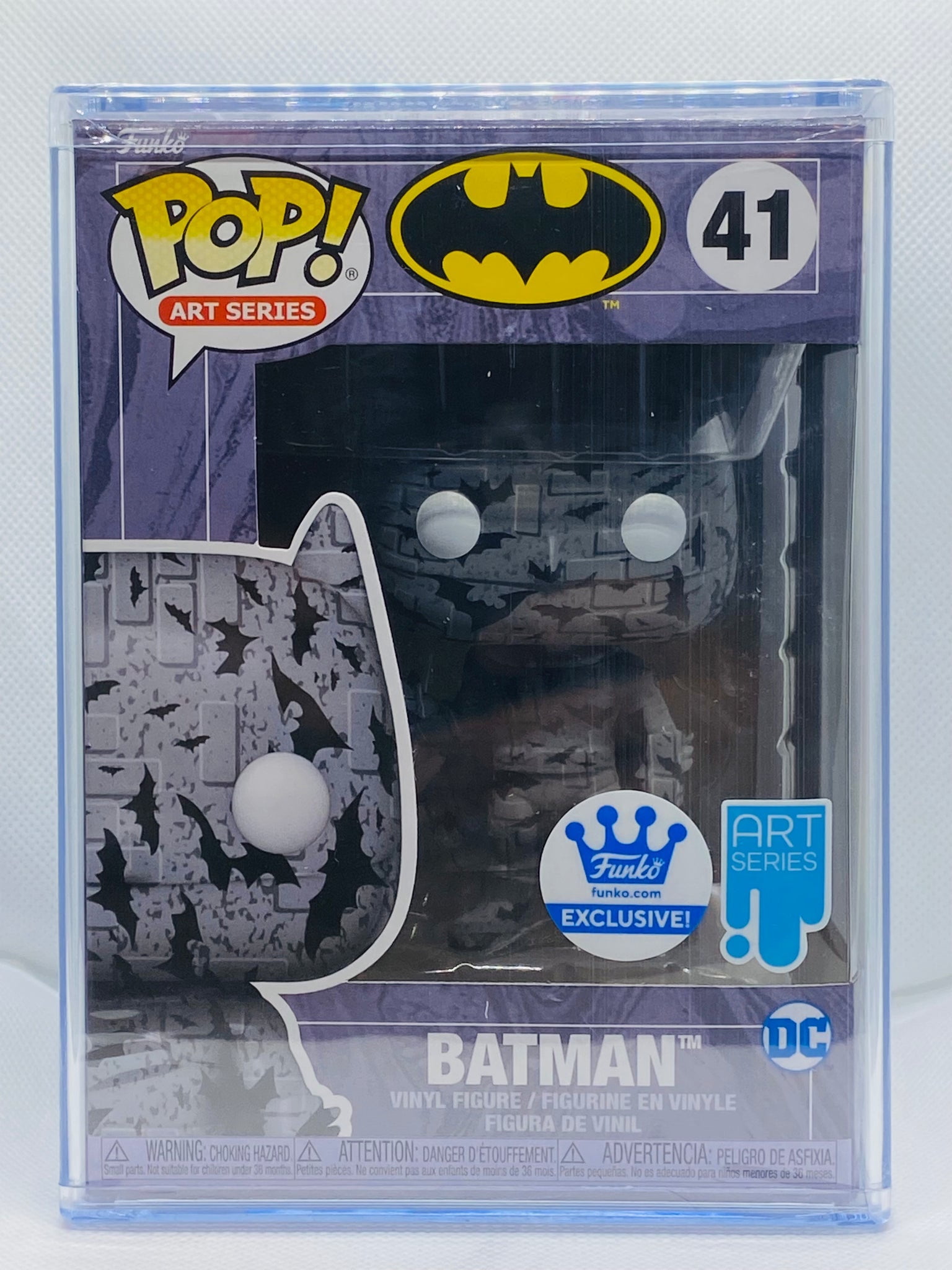 Funko POP バットマン まとめ売り Funko Pop! DC #41: BATMAN (Gray Brick) Art Series (w/ Stack