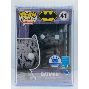 Funko Pop! DC #41: BATMAN (Gray Brick) Art Series (w/ Stack) Funko Shop Exclusive.