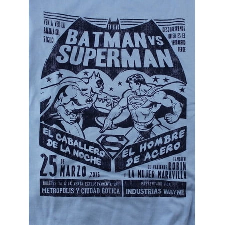 Funko Pop - DC Comics Batman vs. Superman T-Shirt Light Blue