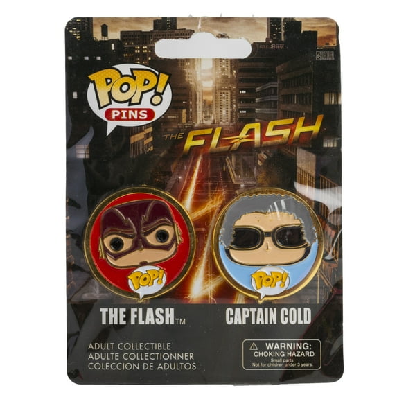 Funko Pop! DC Comics The Flash and Captain Cold Pin Set