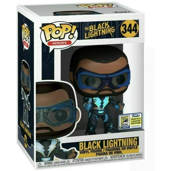 Funko Pop! DC Heroes #344 Black Lightning (SDCC 2020 Exclusive Limited 3000 Pieces)