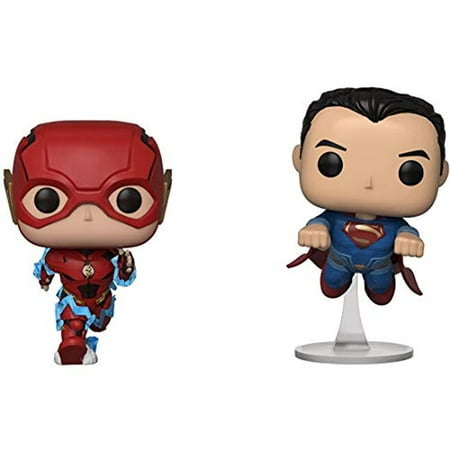 Funko Pop DC Justice League Flash and Superman Racing Fall Convention 2 Pack Exclusive Figure