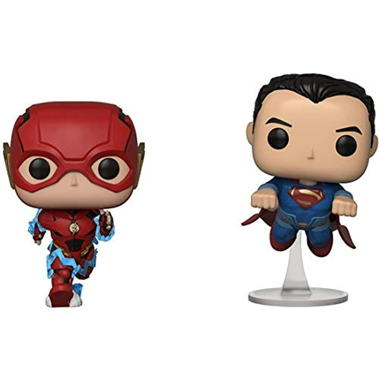 Funko Pop DC Justice League Flash and Superman Racing Fall