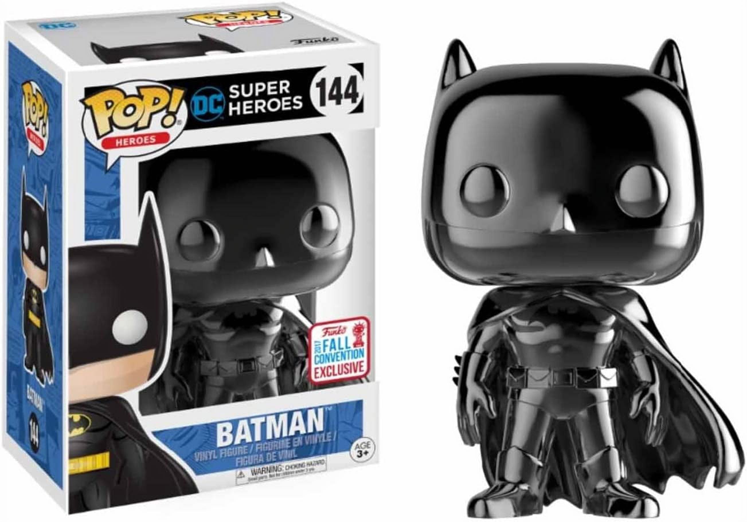 POP! BATMAN (Special Edition) 144 バットマン Funko Pop! DC Super Heroes Batman #144 Black Chrome Fall